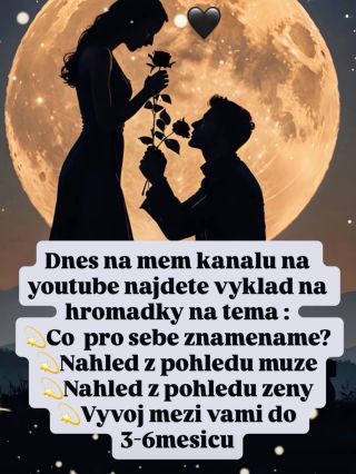 Krasny den, Behem dopoledne by se mel na muj YOUTUBE kanal nahrat velky vyklad na vztahy. ♥️ Ve vykladu se najdete nahled...